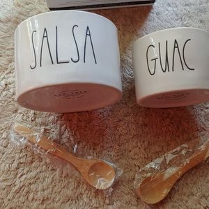 Rae Dunn Salsa & Guac set